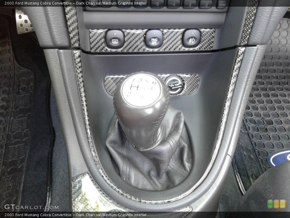 Dark Charcoal/Medium Graphite Interior Transmission for the 2003 Ford Mustang Cobra Convertible #134779392