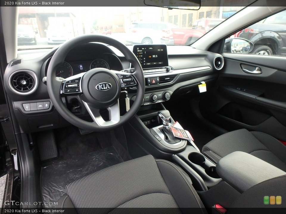 Black Interior Front Seat for the 2020 Kia Forte LXS #134779500