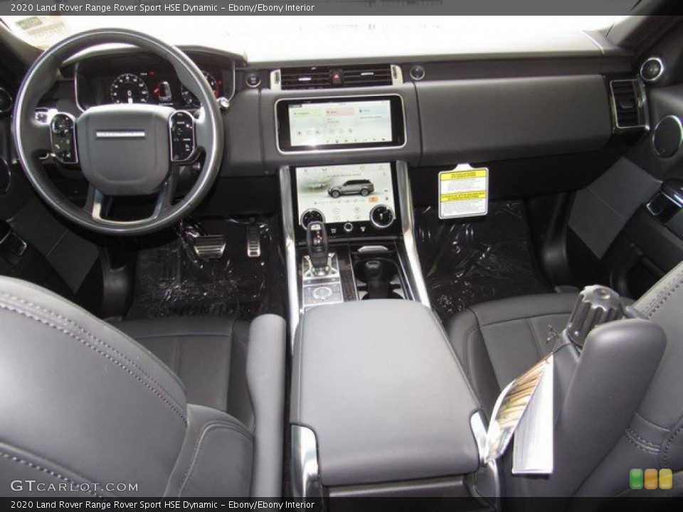 Ebony/Ebony Interior Dashboard for the 2020 Land Rover Range Rover Sport HSE Dynamic #134780100