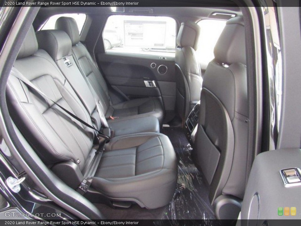 Ebony/Ebony Interior Rear Seat for the 2020 Land Rover Range Rover Sport HSE Dynamic #134780292