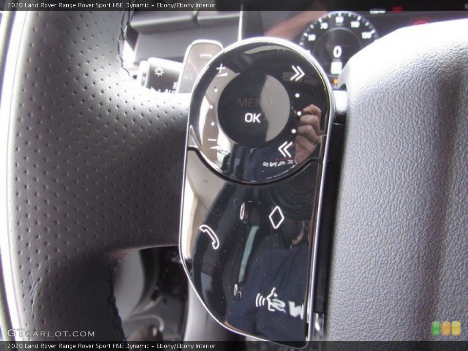 Ebony/Ebony Interior Steering Wheel for the 2020 Land Rover Range Rover Sport HSE Dynamic #134780403