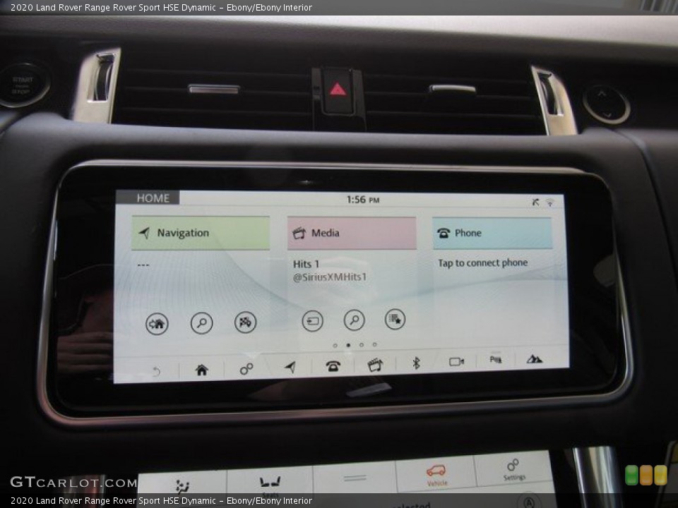 Ebony/Ebony Interior Controls for the 2020 Land Rover Range Rover Sport HSE Dynamic #134780439