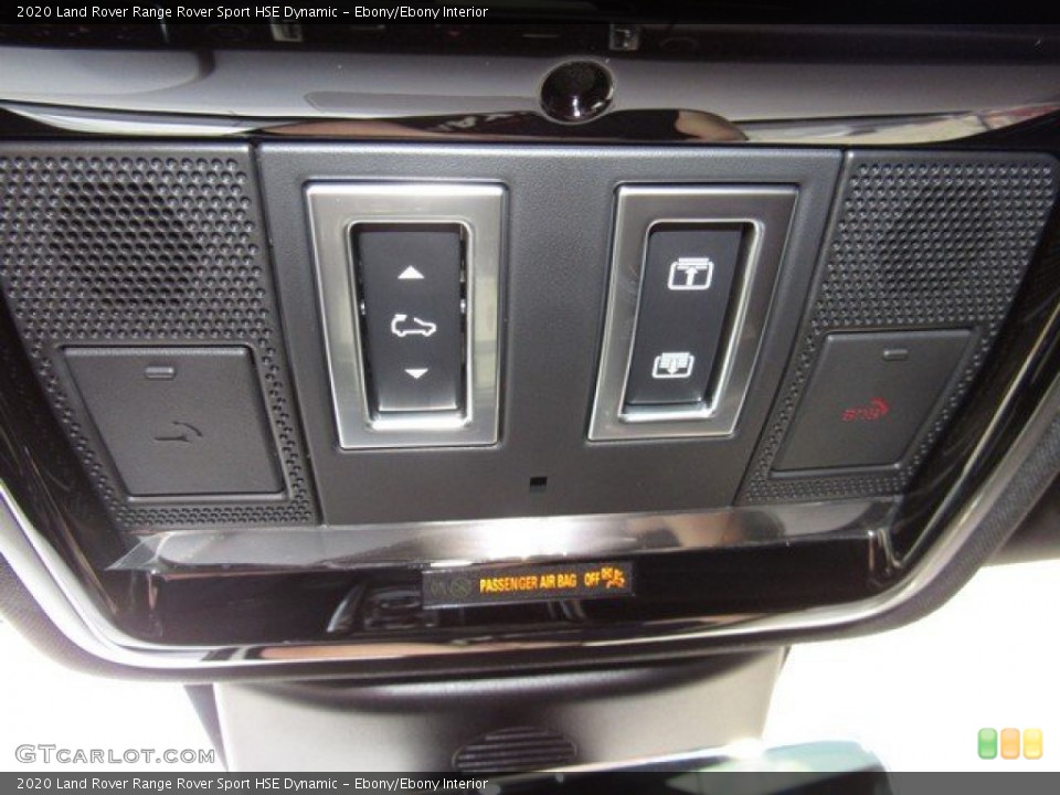 Ebony/Ebony Interior Controls for the 2020 Land Rover Range Rover Sport HSE Dynamic #134780550
