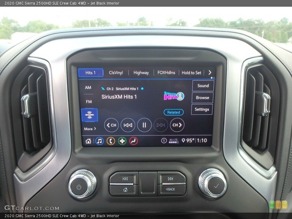 Jet Black Interior Controls for the 2020 GMC Sierra 2500HD SLE Crew Cab 4WD #134780624