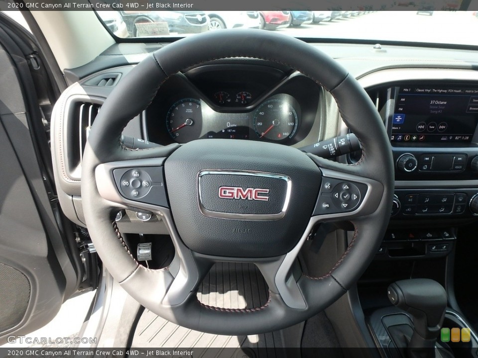 Jet Black Interior Steering Wheel for the 2020 GMC Canyon All Terrain Crew Cab 4WD #134780964