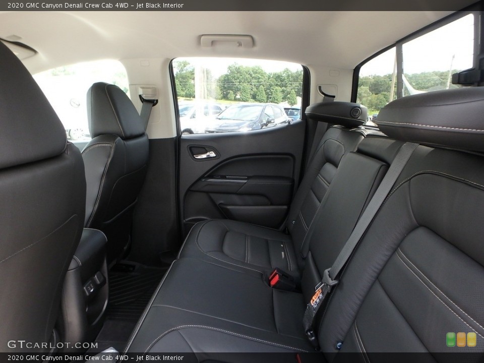 Jet Black Interior Rear Seat for the 2020 GMC Canyon Denali Crew Cab 4WD #134781291
