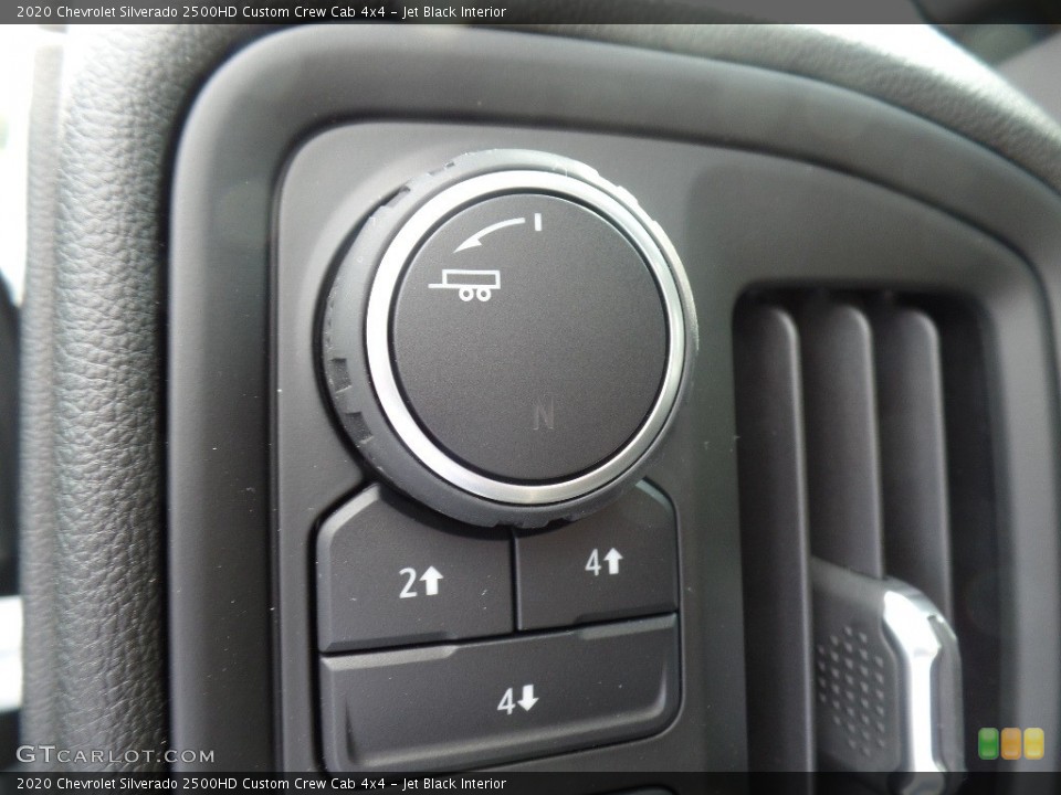 Jet Black Interior Controls for the 2020 Chevrolet Silverado 2500HD Custom Crew Cab 4x4 #134783769