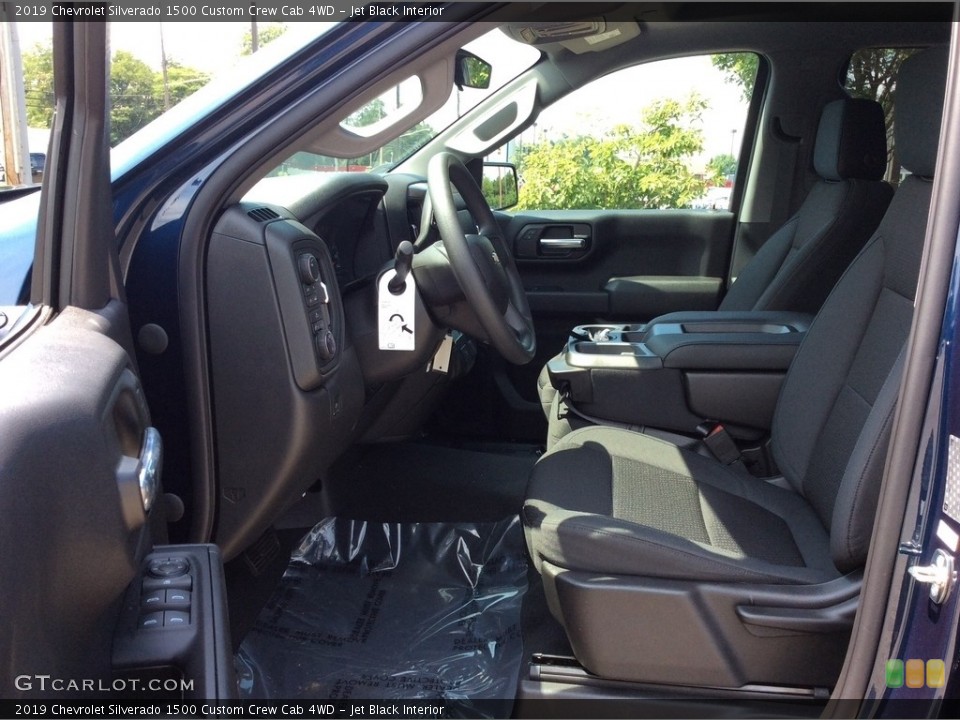 Jet Black Interior Front Seat for the 2019 Chevrolet Silverado 1500 Custom Crew Cab 4WD #134784700