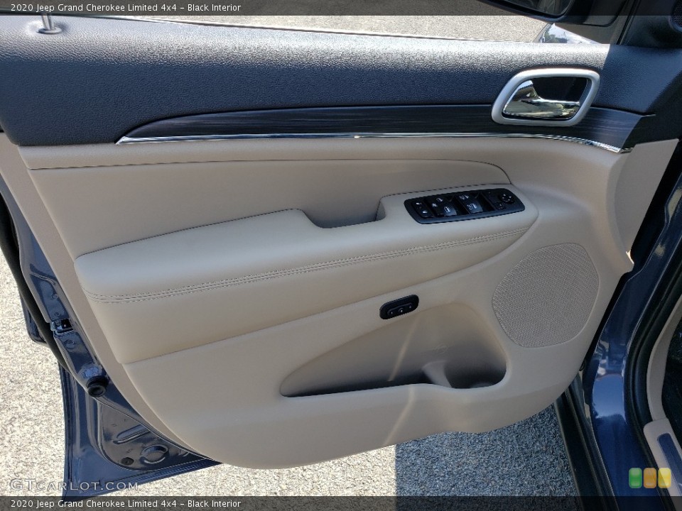 Black Interior Door Panel for the 2020 Jeep Grand Cherokee Limited 4x4 #134785624
