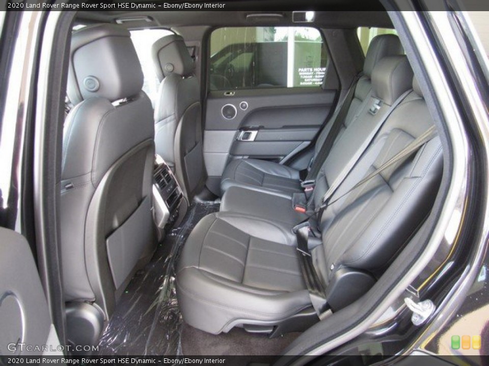 Ebony/Ebony Interior Rear Seat for the 2020 Land Rover Range Rover Sport HSE Dynamic #134786344