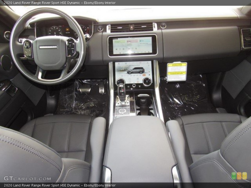 Ebony/Ebony Interior Dashboard for the 2020 Land Rover Range Rover Sport HSE Dynamic #134786392