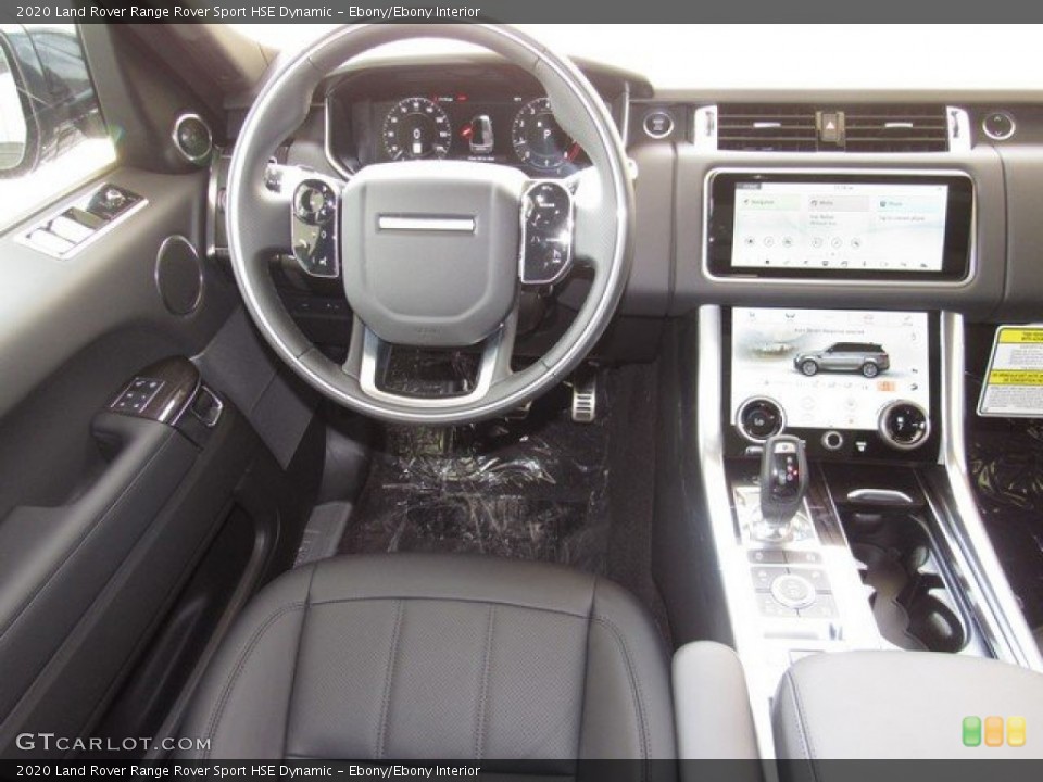 Ebony/Ebony Interior Dashboard for the 2020 Land Rover Range Rover Sport HSE Dynamic #134786410