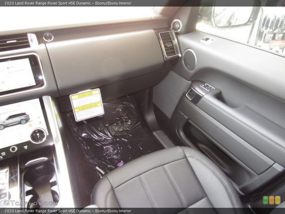 Ebony/Ebony Interior Dashboard for the 2020 Land Rover Range Rover Sport HSE Dynamic #134786425