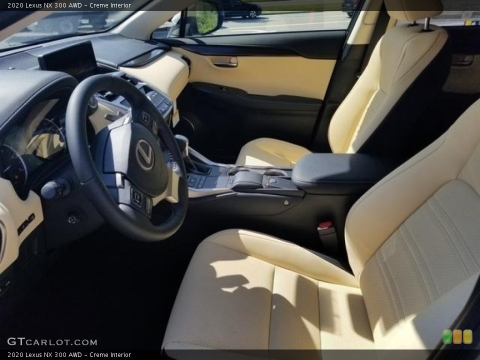 Creme Interior Front Seat for the 2020 Lexus NX 300 AWD #134786446