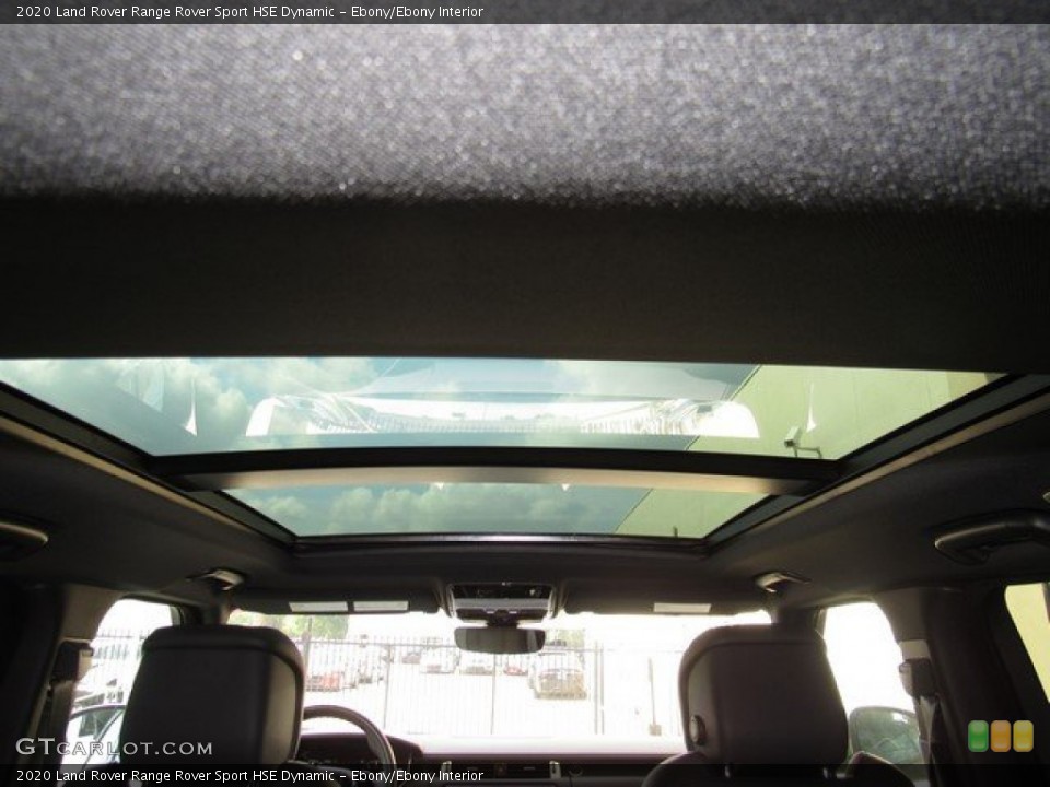 Ebony/Ebony Interior Sunroof for the 2020 Land Rover Range Rover Sport HSE Dynamic #134786512