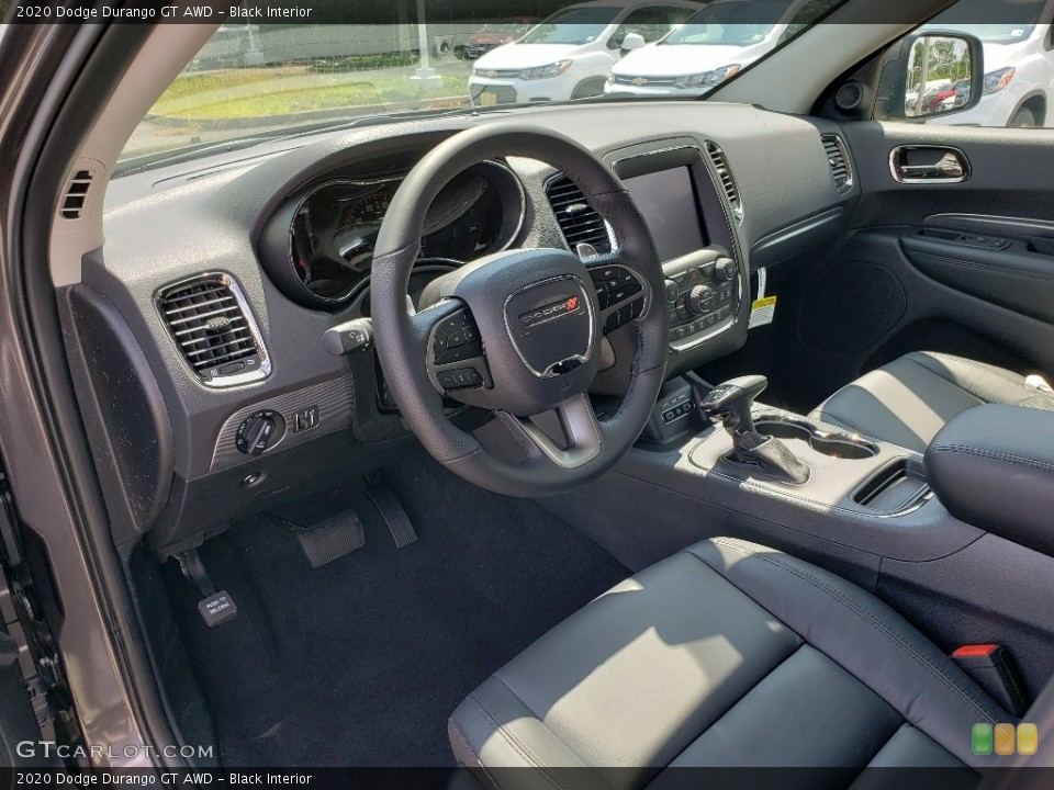 Black Interior Front Seat for the 2020 Dodge Durango GT AWD #134786593
