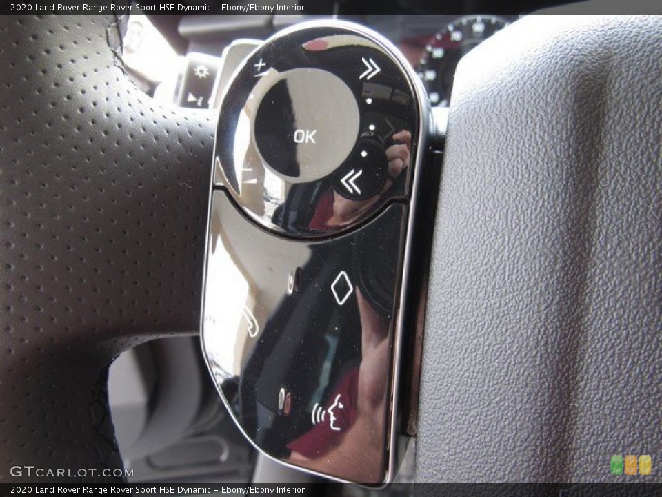 Ebony/Ebony Interior Steering Wheel for the 2020 Land Rover Range Rover Sport HSE Dynamic #134786779