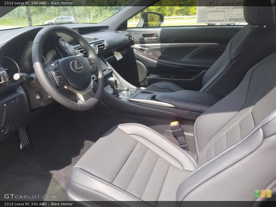 Black Interior Photo for the 2019 Lexus RC 300 AWD #134786821