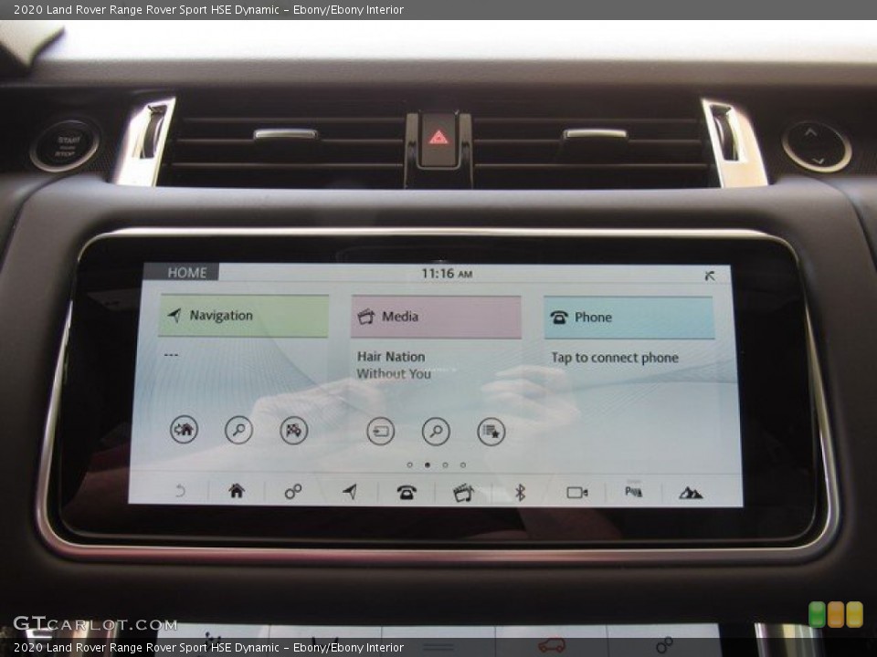 Ebony/Ebony Interior Controls for the 2020 Land Rover Range Rover Sport HSE Dynamic #134786851