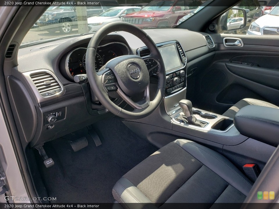 Black Interior Front Seat for the 2020 Jeep Grand Cherokee Altitude 4x4 #134787039