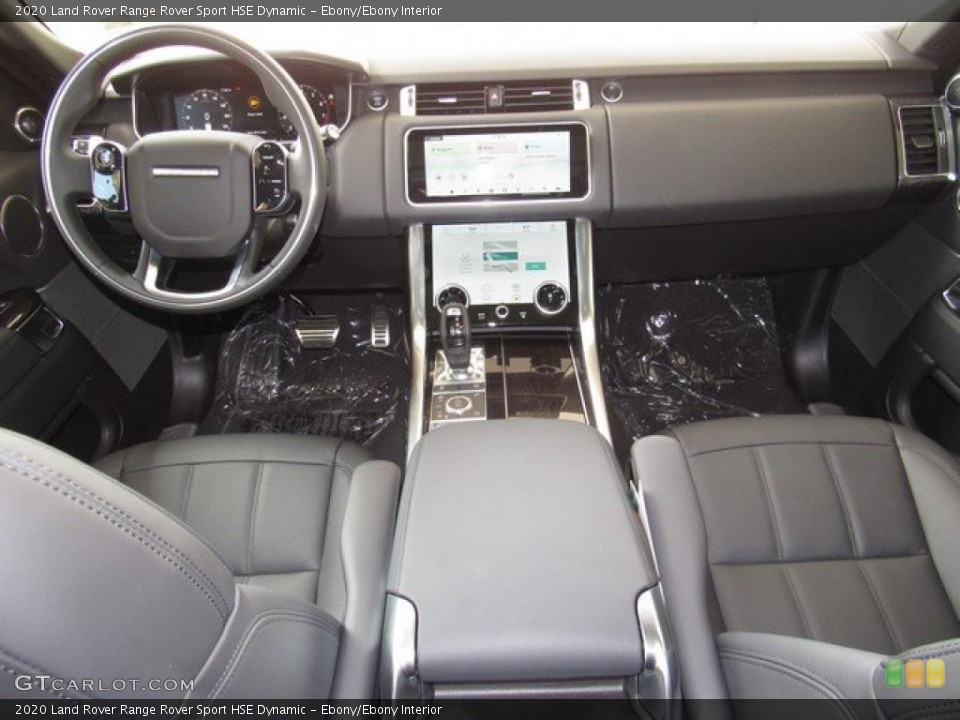 Ebony/Ebony Interior Dashboard for the 2020 Land Rover Range Rover Sport HSE Dynamic #134787118