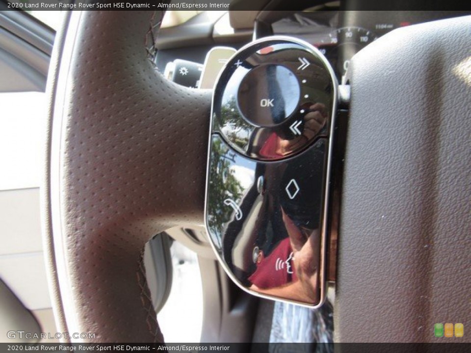 Almond/Espresso Interior Steering Wheel for the 2020 Land Rover Range Rover Sport HSE Dynamic #134788147