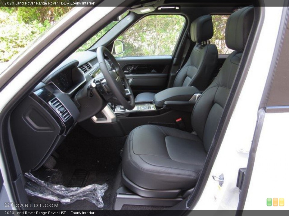 Ebony Interior Front Seat for the 2020 Land Rover Range Rover HSE #134788348