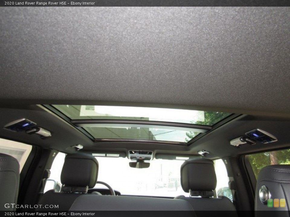 Ebony Interior Sunroof for the 2020 Land Rover Range Rover HSE #134788513