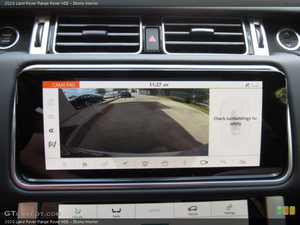 Ebony Interior Controls for the 2020 Land Rover Range Rover HSE #134788690