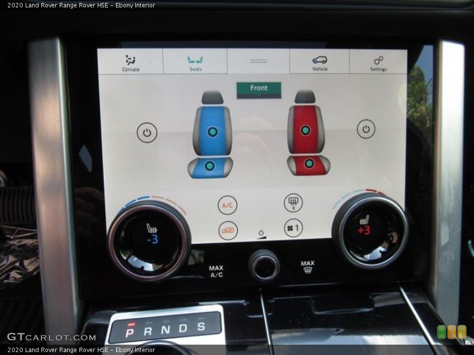 Ebony Interior Controls for the 2020 Land Rover Range Rover HSE #134788711