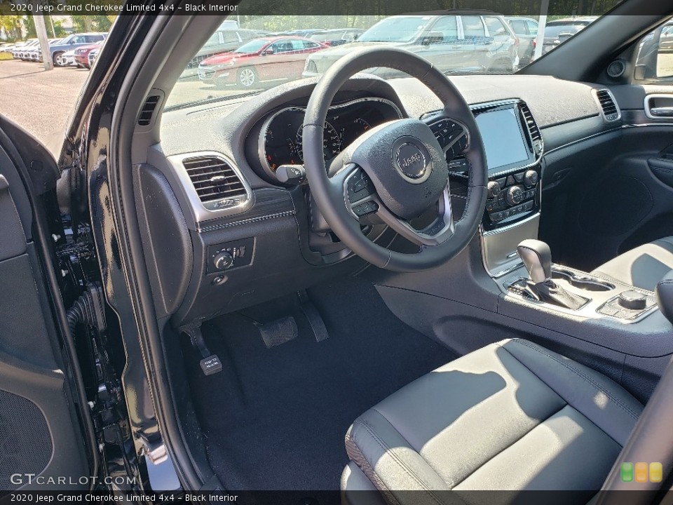 Black Interior Front Seat for the 2020 Jeep Grand Cherokee Limited 4x4 #134789665