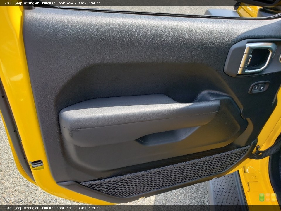 Black Interior Door Panel for the 2020 Jeep Wrangler Unlimited Sport 4x4 #134789773