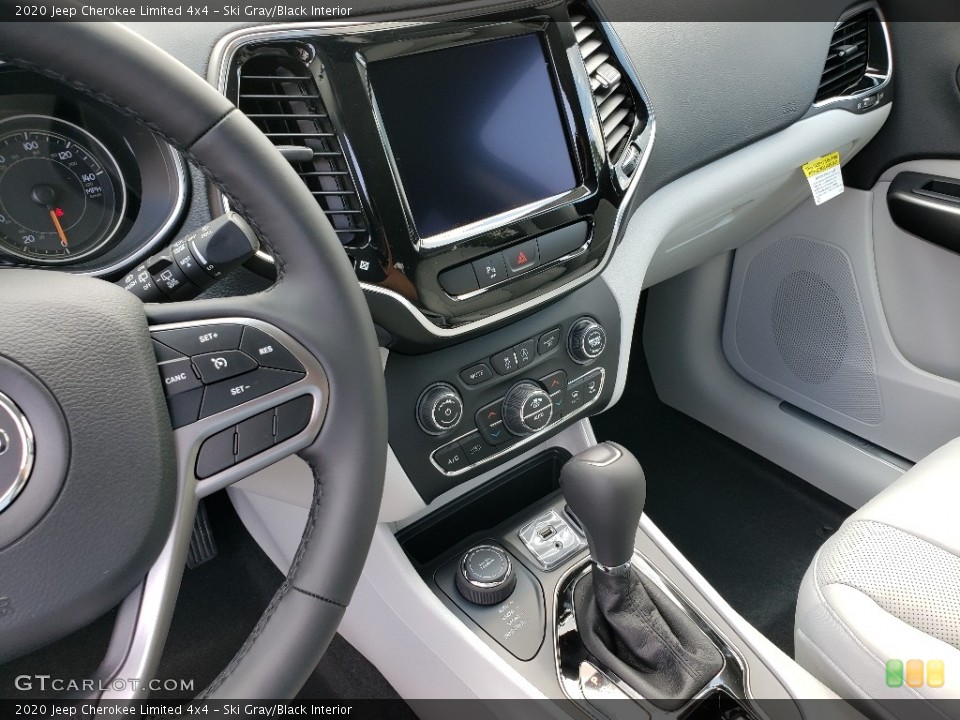 Ski Gray/Black Interior Controls for the 2020 Jeep Cherokee Limited 4x4 #134791523