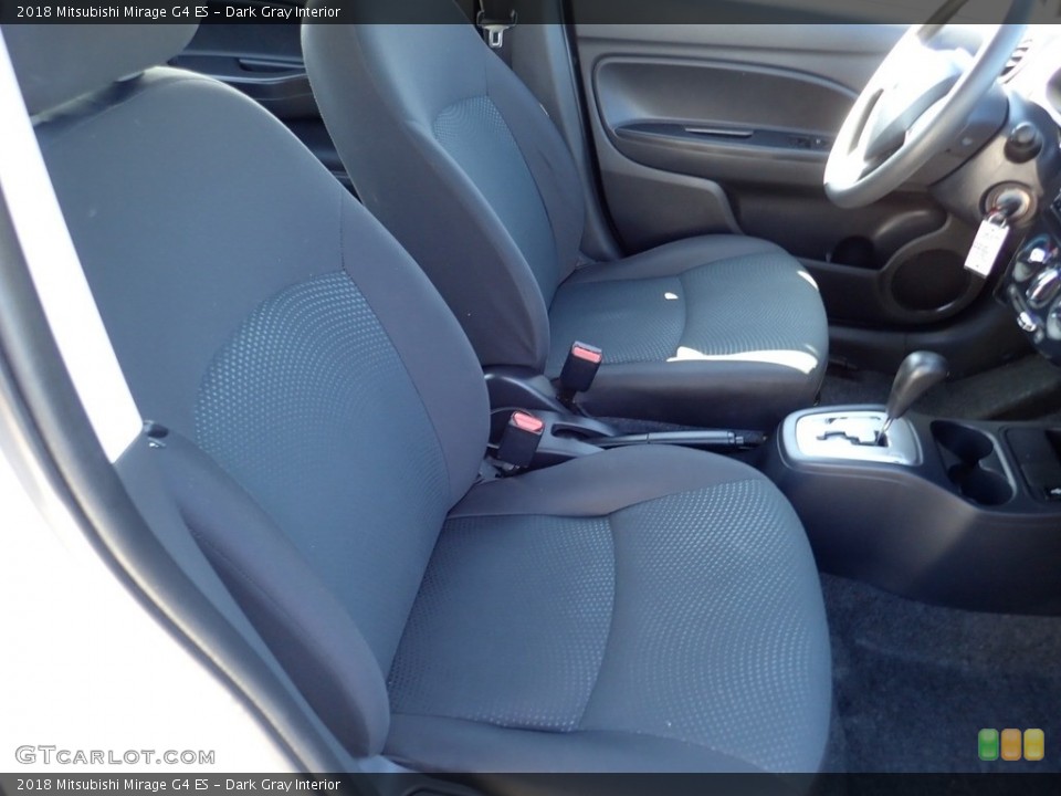 Dark Gray Interior Front Seat for the 2018 Mitsubishi Mirage G4 ES #134791562