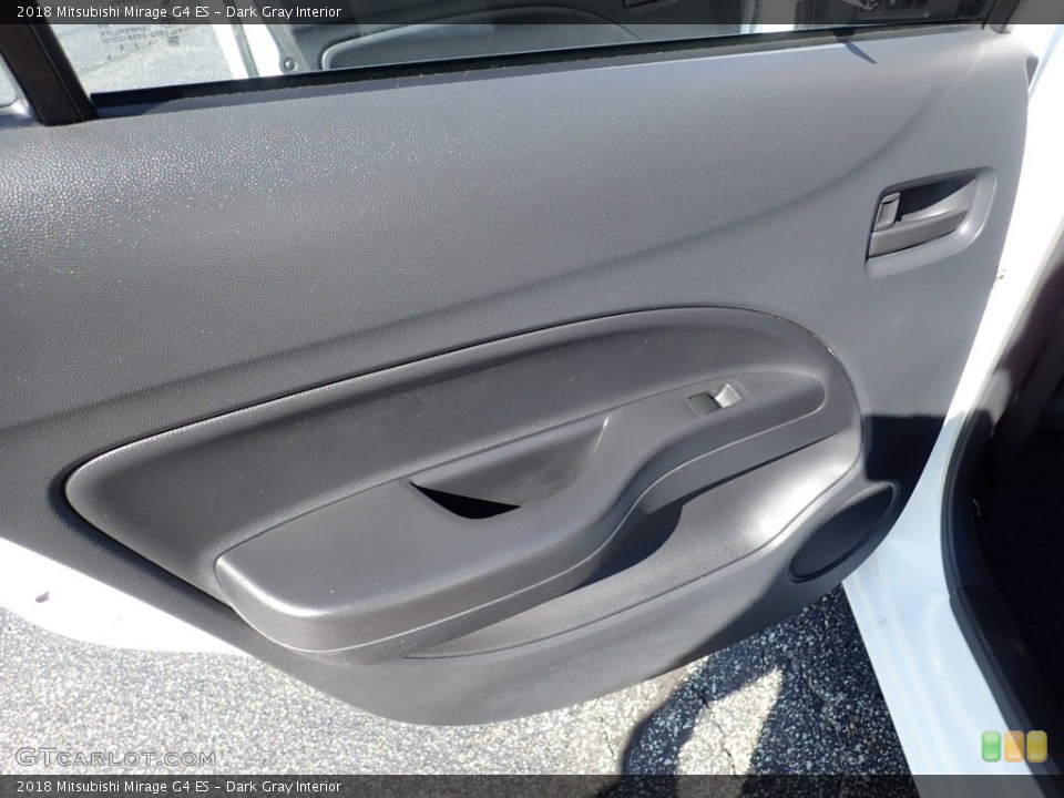 Dark Gray Interior Door Panel for the 2018 Mitsubishi Mirage G4 ES #134791730