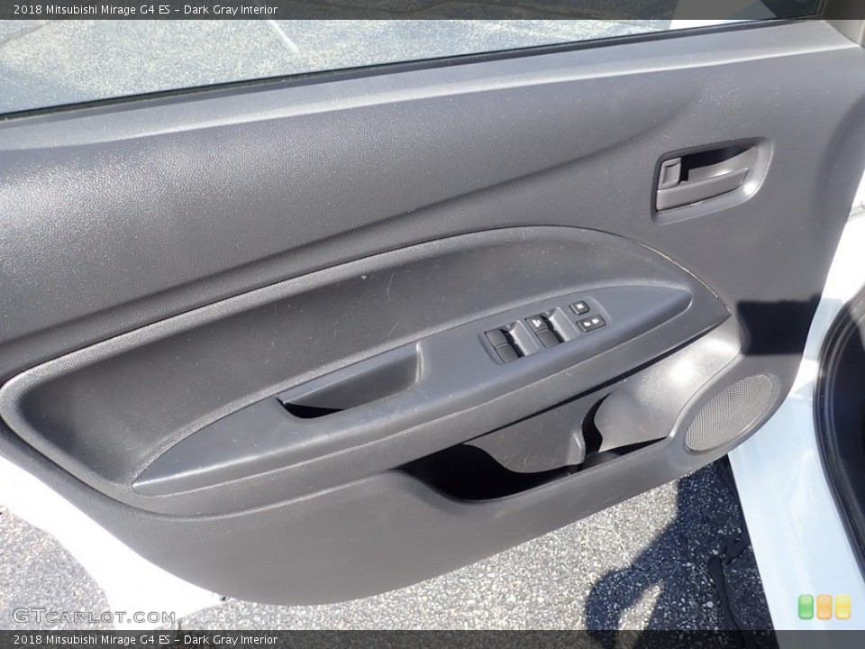 Dark Gray Interior Door Panel for the 2018 Mitsubishi Mirage G4 ES #134791757