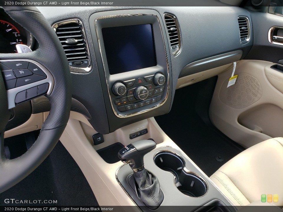 Light Frost Beige/Black Interior Dashboard for the 2020 Dodge Durango GT AWD #134792348