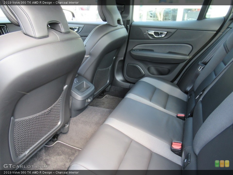 Charcoal Interior Rear Seat for the 2019 Volvo S60 T6 AWD R Design #134792735