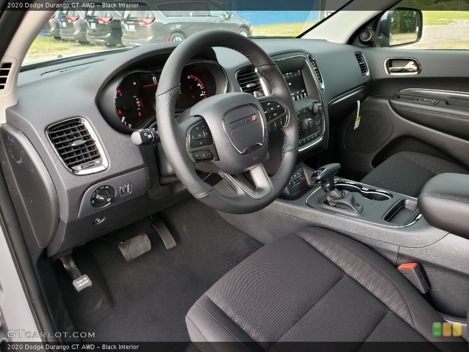 Black Interior Front Seat for the 2020 Dodge Durango GT AWD #134792744