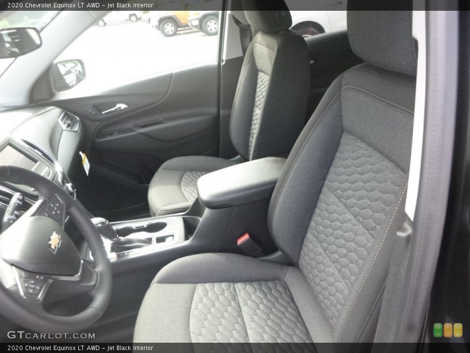 Jet Black Interior Front Seat for the 2020 Chevrolet Equinox LT AWD #134794043