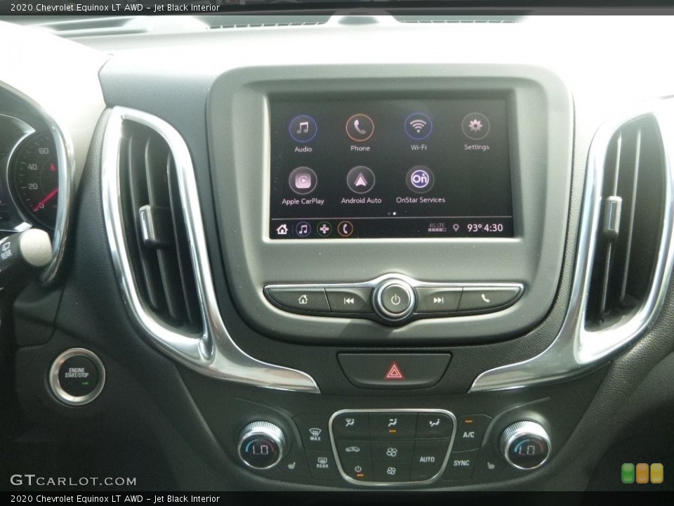 Jet Black Interior Controls for the 2020 Chevrolet Equinox LT AWD #134794088