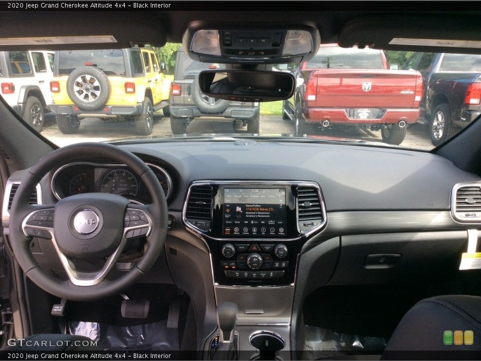 Black Interior Dashboard for the 2020 Jeep Grand Cherokee Altitude 4x4 #134794598