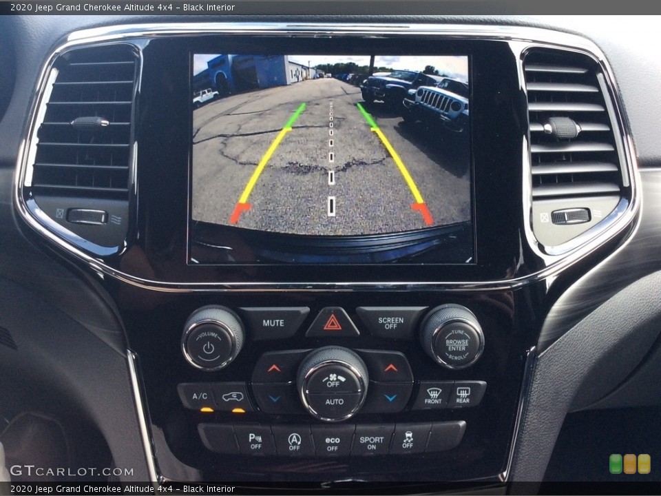 Black Interior Navigation for the 2020 Jeep Grand Cherokee Altitude 4x4 #134794688