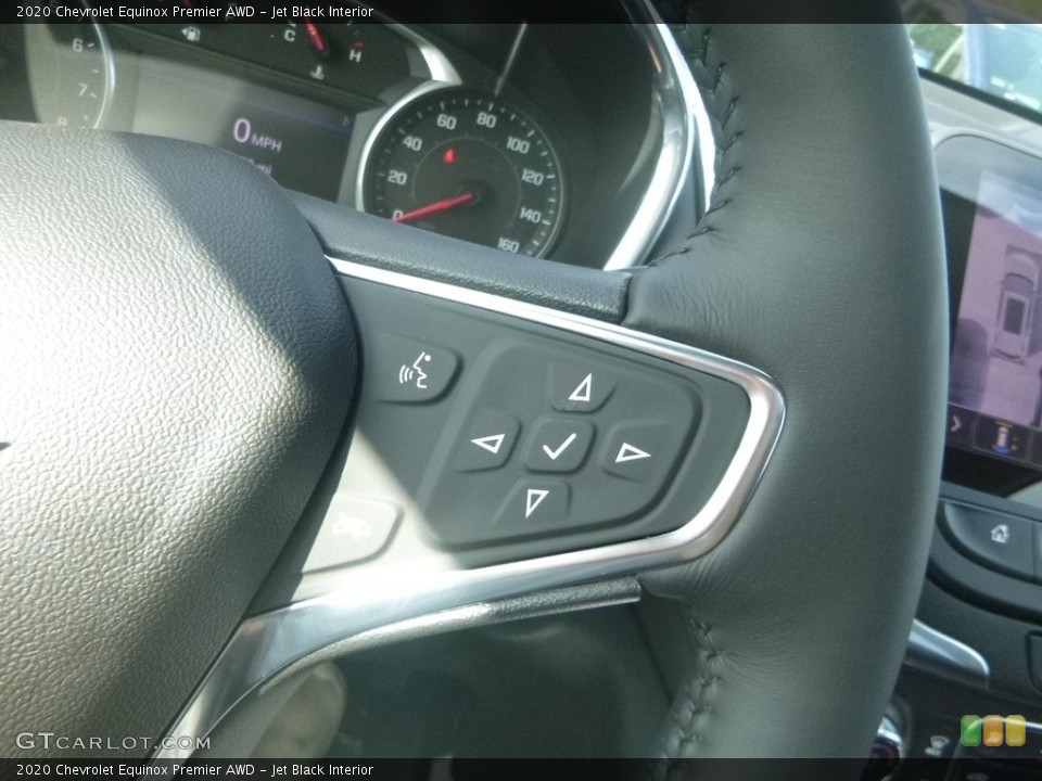 Jet Black Interior Steering Wheel for the 2020 Chevrolet Equinox Premier AWD #134795264