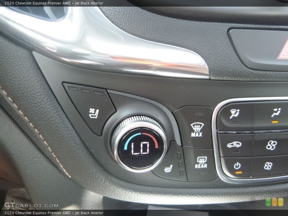 Jet Black Interior Controls for the 2020 Chevrolet Equinox Premier AWD #134795300