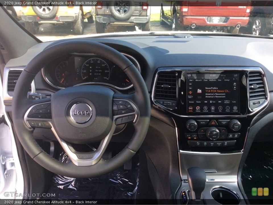 Black Interior Dashboard for the 2020 Jeep Grand Cherokee Altitude 4x4 #134795531