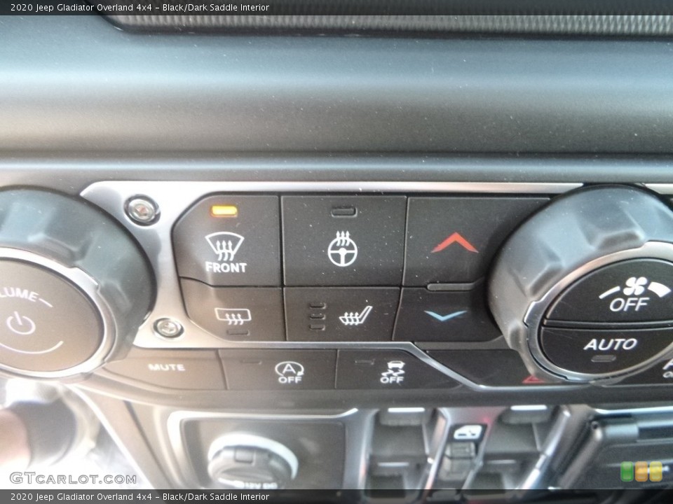 Black/Dark Saddle Interior Controls for the 2020 Jeep Gladiator Overland 4x4 #134802569