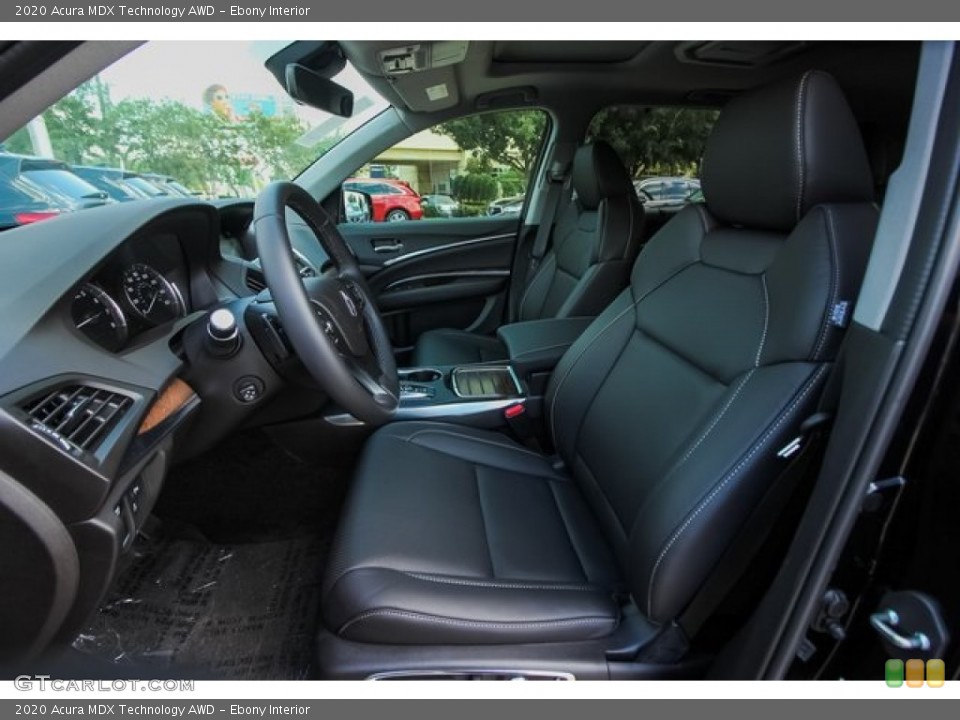 Ebony Interior Front Seat for the 2020 Acura MDX Technology AWD #134804840