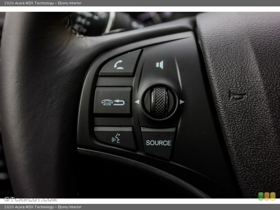 Ebony Interior Steering Wheel for the 2020 Acura MDX Technology #134806766