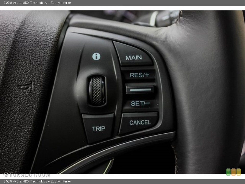 Ebony Interior Steering Wheel for the 2020 Acura MDX Technology #134806784